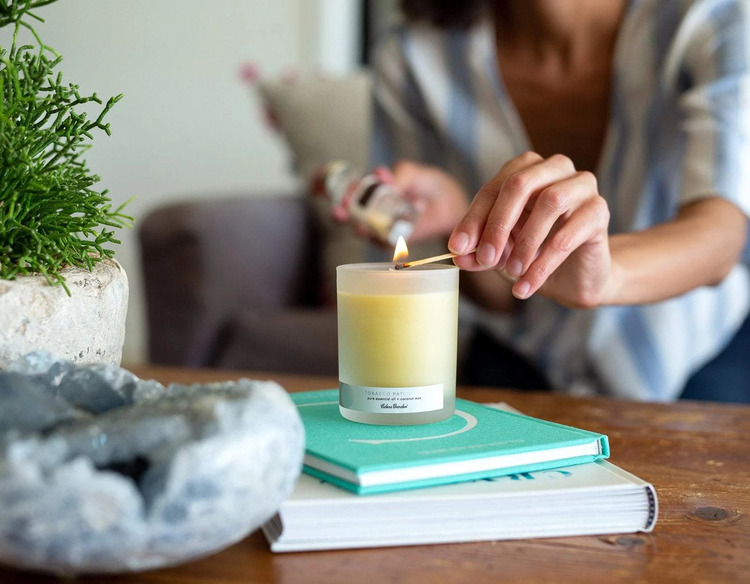 nến tinh dầu giảm stress